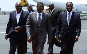 Alassane Ouattara, Faure Gnassingbe John Dramani Mahamat à Lomé