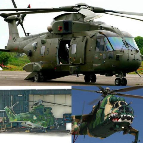 Hélicoptère de l'armée de l'air Ivoirienne