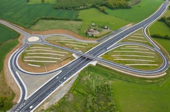 Autoroute Tiebissou Bouaké_Echangeur