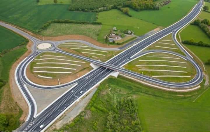 Autoroute Tiebissou Bouaké_Echangeur