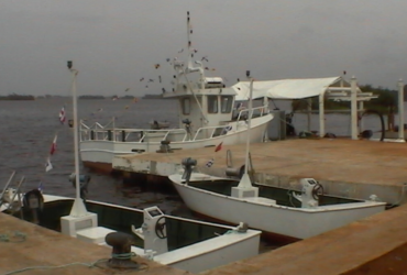 L’école de pêche est situé à Ekpossa