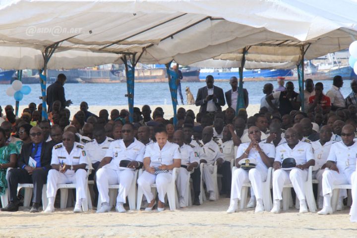 Inauguration du nouveau môle du port de pêche d`Abidjan