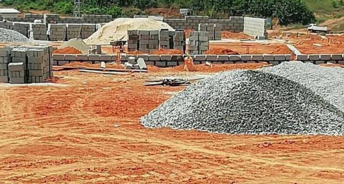 Le nouveau Stade de Korhogo en chantier