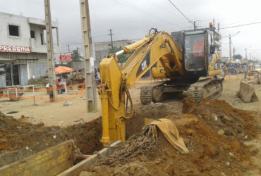 Travaux de renforcement de l’alimentation en eau potable de la ville d’Abidjan.