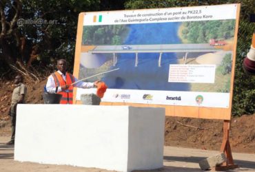 Le pont de Guintéguéla bientôt livré (région du Bafing).