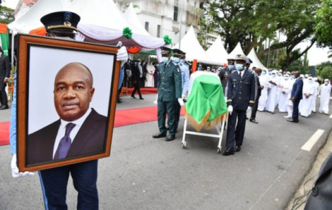 Hommage de la Nation au ministre Sidiki Diakité en présence du Chef de l’état.