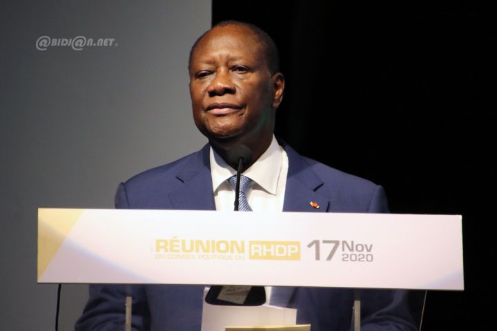 Alassane Ouattara engage le RHDP à rassembler toute la Côte d’Ivoire