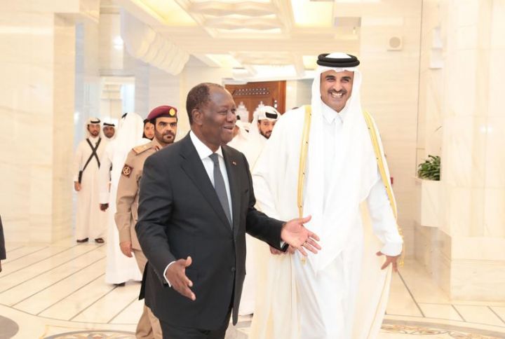 L’émir du Qatar félicite Ouattara pour sa réélection