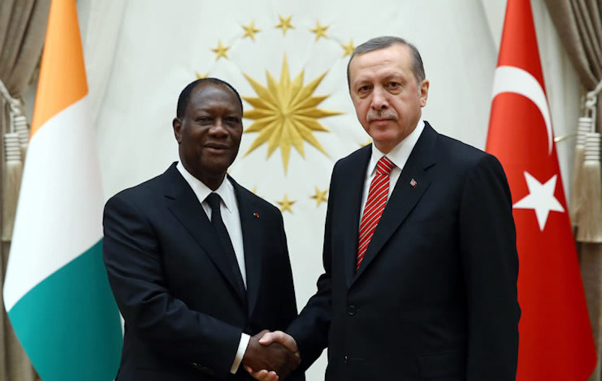 Recep Tayyip, président de Turquie félicite Ouattara pour sa réélection