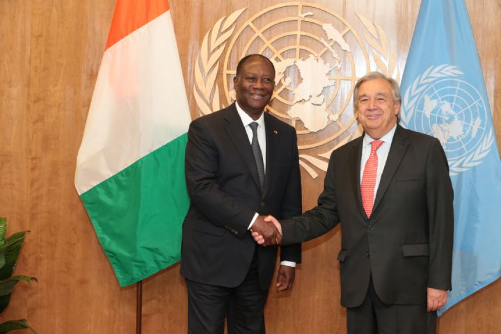 Côte d’Ivoire-Présidentielle 2020 : le SG de l’ONU António Guterres félicite Ouattara pour son élection