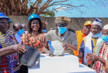 La Ministre Mariatou Koné pose la première pierre du Centre des impôts de Boundiali et Kouto