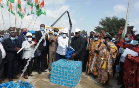 Près de 10.000 personnes impactées par l’adduction en eau potable de deux localités de Songon