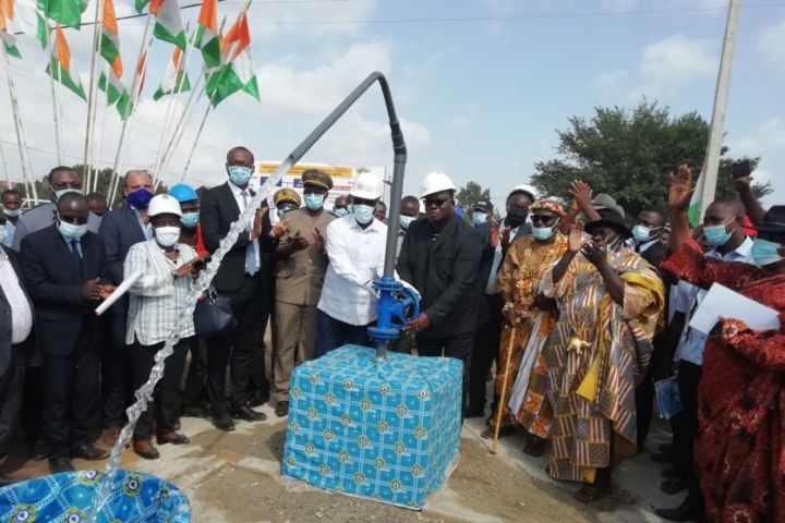 Près de 10.000 personnes impactées par l’adduction en eau potable de deux localités de Songon