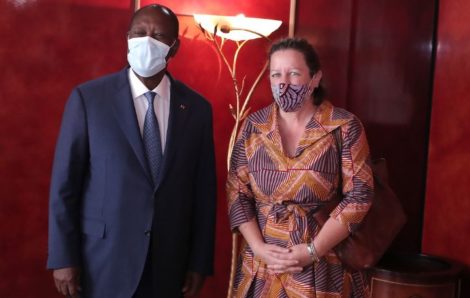 Le Chef de l’Etat a échangé avec les Ambassadeurs de Grande-Bretagne et du Brésil en Côte d’Ivoire