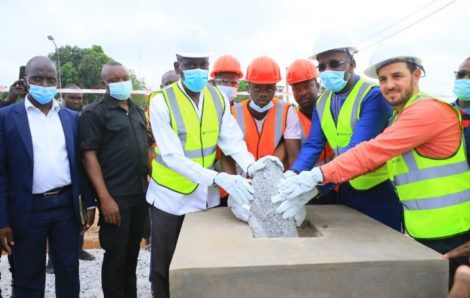 Lancement des travaux du complexe sportif Mo Faitai en faveur des jeunes de Yamoussoukro