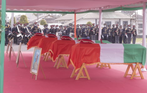 Le Chef de l’Etat a présidé la Cérémonie d’Hommage de la Nation aux Casques Bleus Ivoiriens morts au Mali