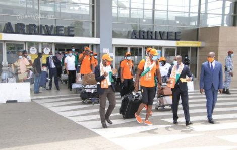 Basket : arrivée des éléphants à Abidjan après leur brillante qualification à l’Afrobasket 2021.
