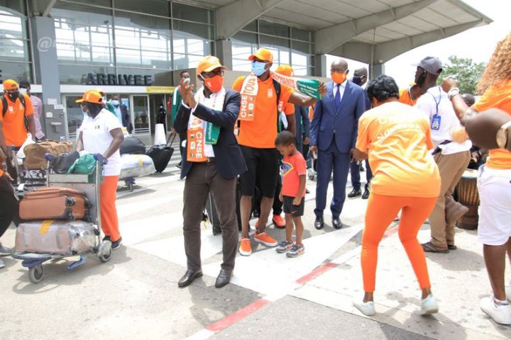 Arrivée des éléphants à Abidjan_Afrobasket2021_CIV_6