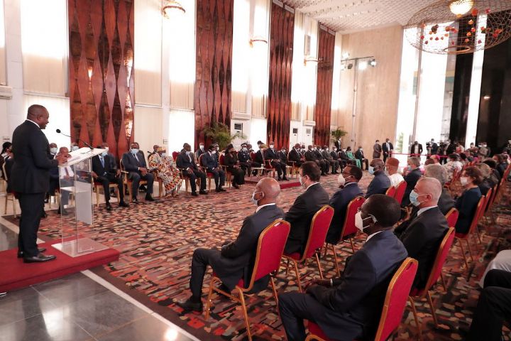 Côte d’Ivoire : le Corps Diplomatique présente ses Voeux de Nouvel An 2021 au Président de la République