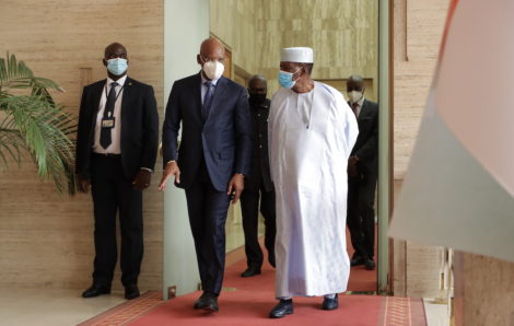 Entretien du Président de la République, S.E.M. Alassane OUATTARA, avec M. François BEYA, Conseiller Spécial, Porteur d’un message du Président de la République Démocratique du Congo (RDC), S.E.M. Félix TSHISEKEDI.