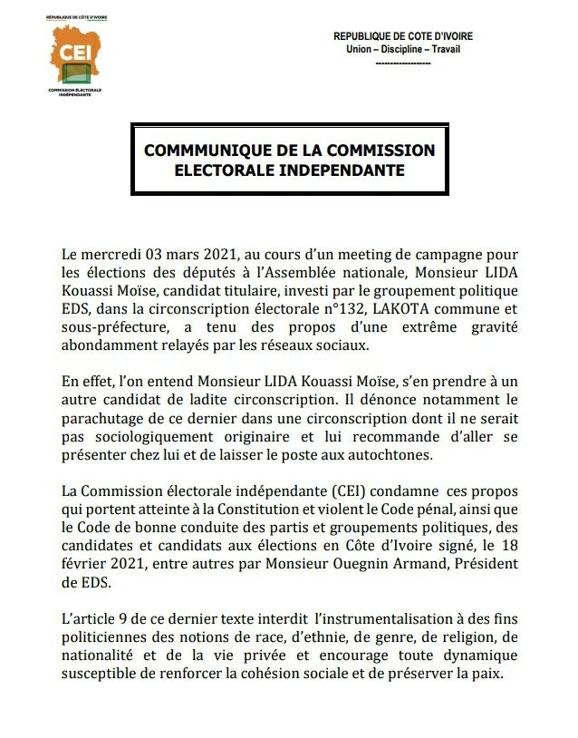 CEI-3_propos_lida_kouassi_legislatives