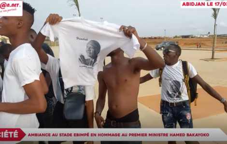 Hommage à feu le PM Hamed Bakayoko au stade d’Ebimpé.