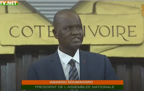 Côte-d’Ivoire : Amadou Soumahoro réélu à la présidence de l’Assemblée nationale avec 64% des voix.