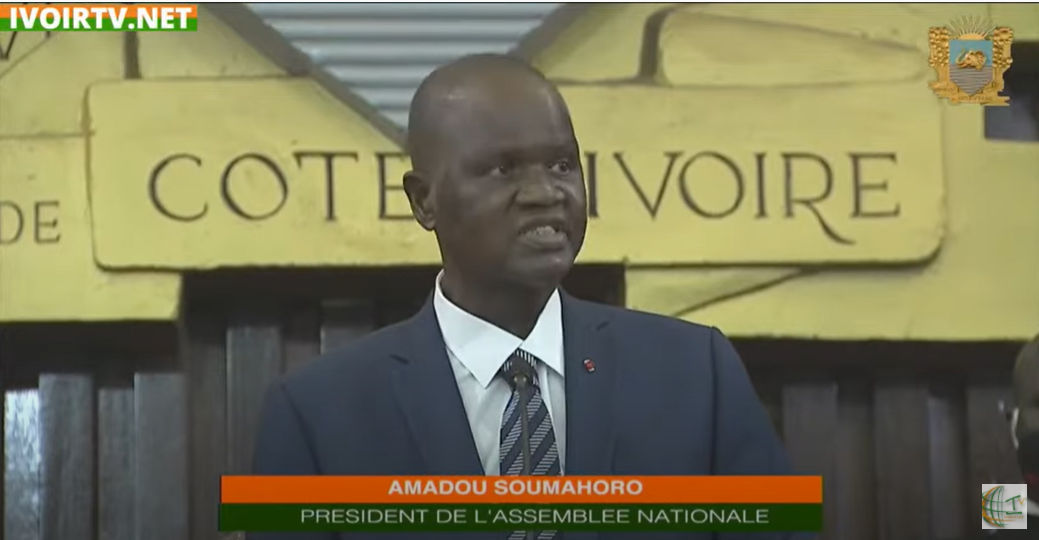 Côte-d’Ivoire : Amadou Soumahoro réélu à la présidence de l’Assemblée nationale avec 64% des voix.