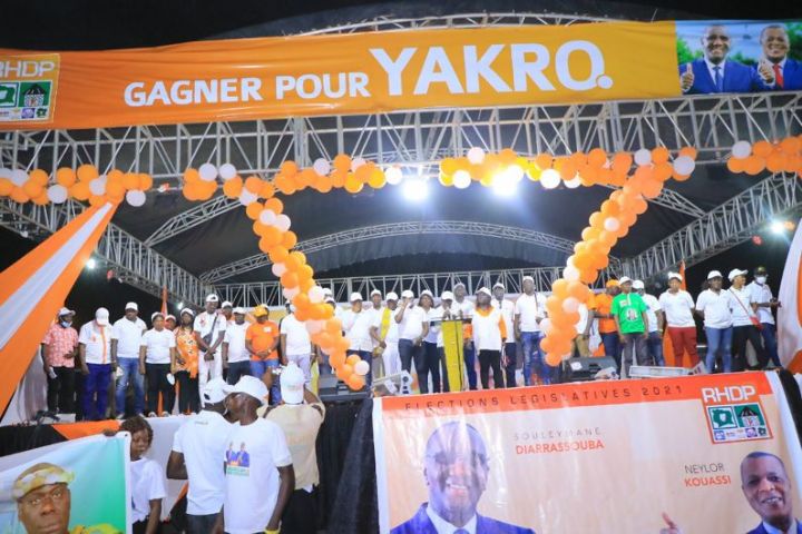 Yamoussoukro/Clôture de la campagne électorale : le Ministre Souleymane Diarrassouba invite les populations à voter massivement les candidats du RHDP.