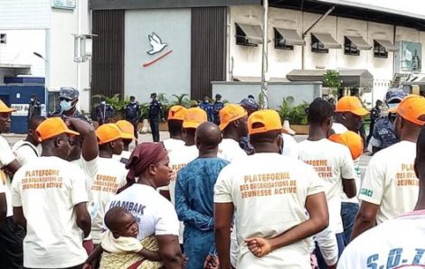 Côte-d’Ivoire : Des forces de l’ordre toujours stationnées dimanche devant Ivosep (morgue).
