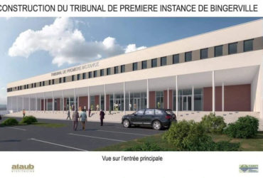 Bingerville: les travaux du Tribunal de Première Instance(TPI) de Bingerville en cours d’achèvement.