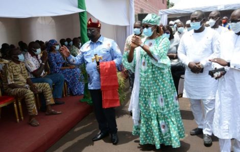 Funérailles traditionnelles d’Amadou Gon Coulibaly / La Ministre Nialé KABA : « le Premier ministre était aussi un fils du Zanzan ».