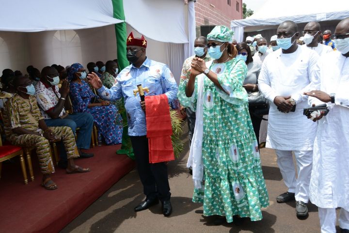 Funérailles traditionnelles d’Amadou Gon Coulibaly / La Ministre Nialé KABA : « le Premier ministre était aussi un fils du Zanzan ».