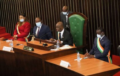 Ouverture de la première session ordinaire : Amadou Soumahoro invite les députés à promouvoir des débats dans  » l’intérêt supérieur de la nation ».