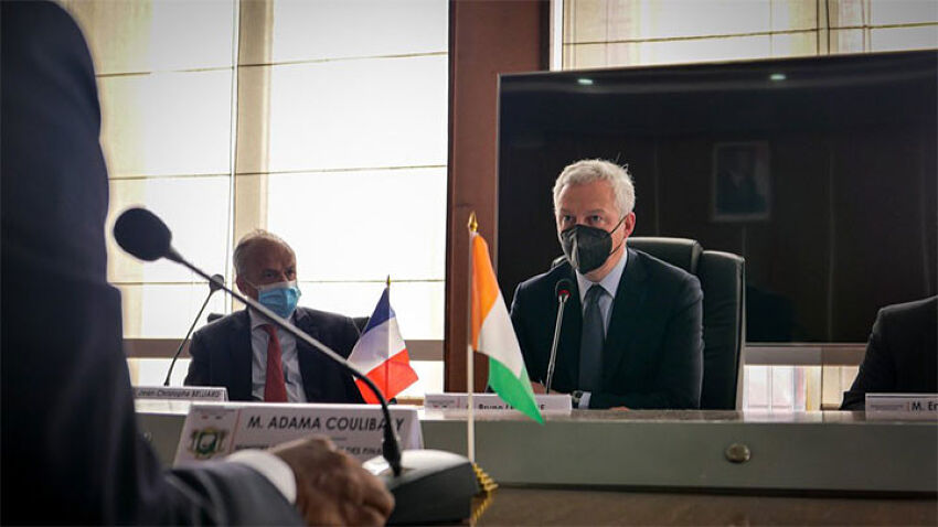 Coopération France-Côte d’Ivoire : Bruno Le Maire à Abidjan pour la signature de plusieurs accords.