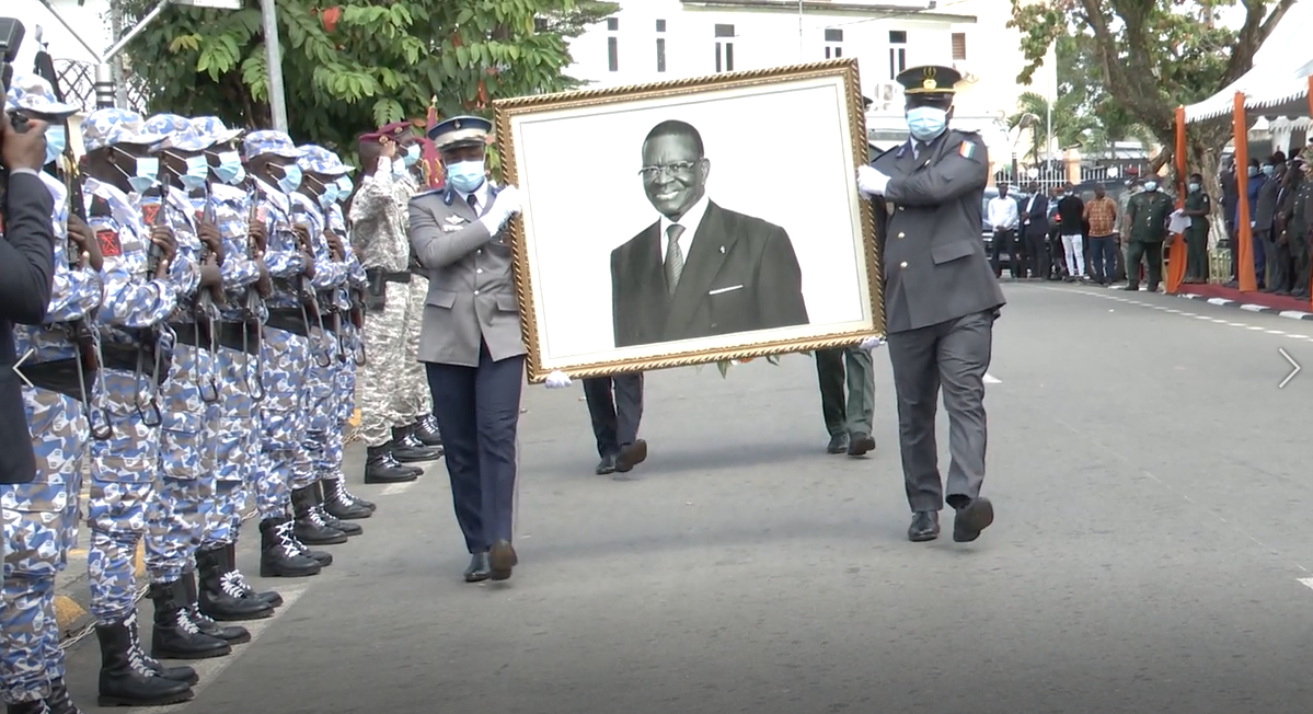 Un dernier hommage de la Nation à Laurent Dona Fologo, ancien Ministre d’Houphouet Boigny.