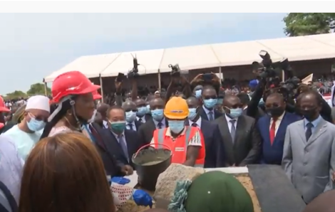 Côte d’Ivoire : première pierre posée au port sec de Ferkessédougou.