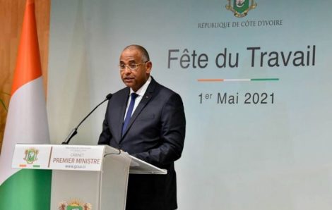 Fête du travail : Alassane Ouattara autorise le versement de la subvention de 800 millions FCFA aux centrales syndicales actives.