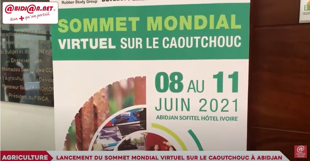 Focus sur le 1er sommet mondial virtuel sur le caoutchouc à Abidjan.