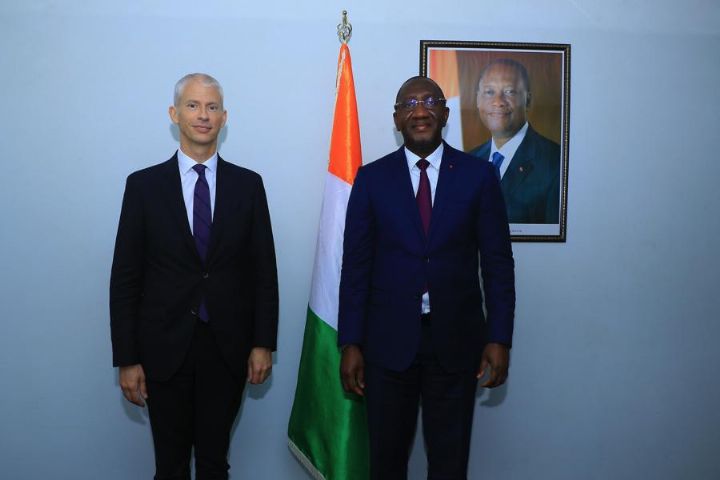 Coopération commerciale Côte d’Ivoire/France : les Ministres Souleymane Diarrassouba et Franck Riester pour une coopération renforcée et innovante.