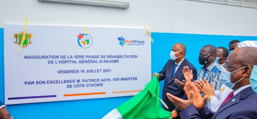 Hôpital général d'Adjamé après des travaux_inauguration_PM_Achi_Patrick_16072021_RCI_CIV_1