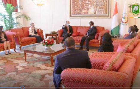 Le Chef de l’Etat a échangé avec le Ministre britannique chargé de l’Afrique.