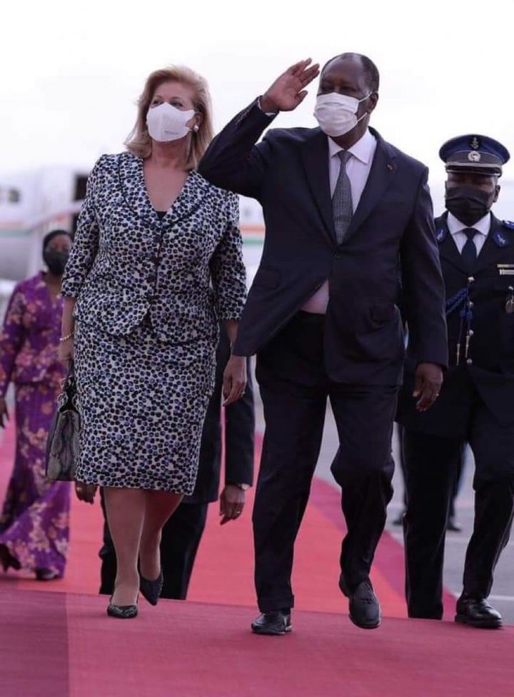 Ouattara de retour à Abidjan après un séjour privé en France_30062021_CIV_5