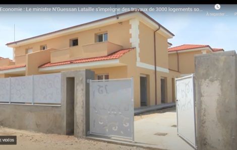 Logements sociaux : Le ministre N’Guessan Lataille s’imprègne des travaux de 3000 maisons à Grand-Bassam.