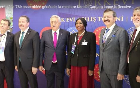 Présente à la 76ème assemblée générale de l’ONU à New York, la ministre Kandia Camara lance l’offensive diplomatique.