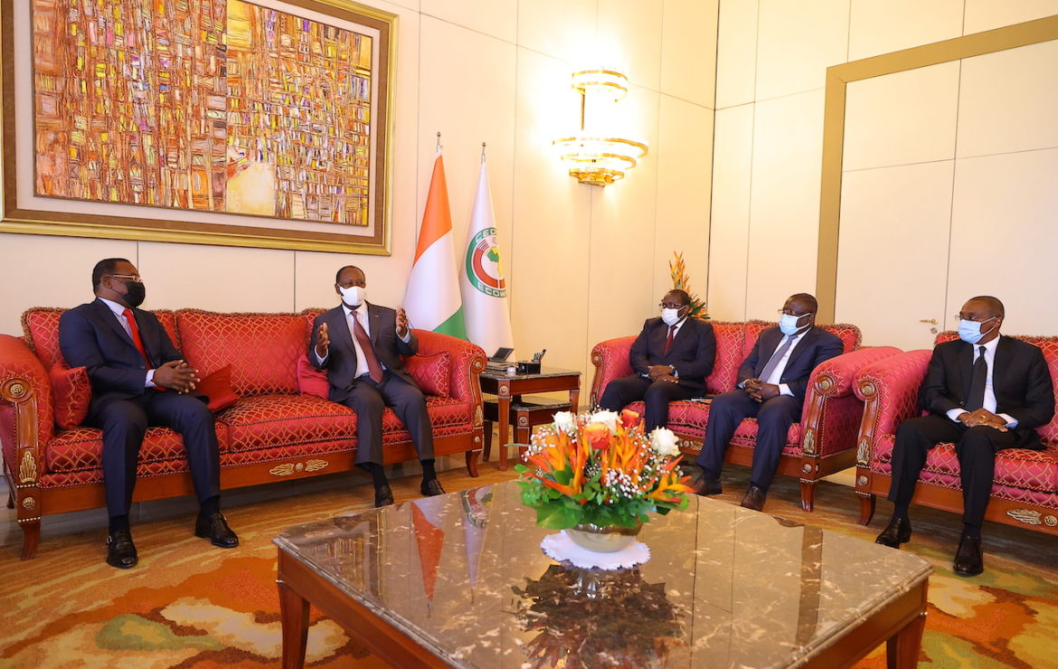 Le Chef de l’Etat SEM Alassane Ouattara a eu un entretien avec le Président du FPI.