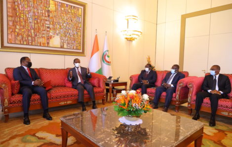 Le Chef de l’Etat SEM Alassane Ouattara a eu un entretien avec le Président du FPI.