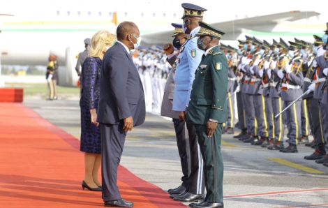 Le président Ouattara a regagné Abidjan lundi.
