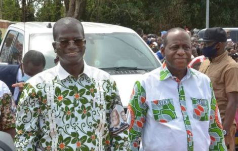 Hommage : mobilisation des populations du Hambol pour dire Merci à Alassane Ouattara, à Katiola.