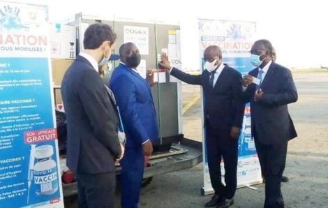 Covid-19/Côte d’Ivoire : 124 800 doses de vaccin AstraZeneca offertes par l’Italie.